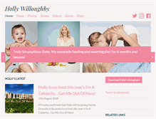 Tablet Screenshot of officialhollywilloughby.com